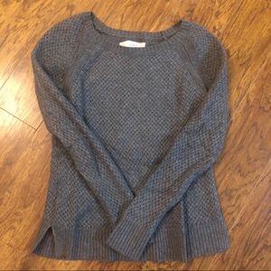 Women's Long Sleeve Gray LOFT Sweater